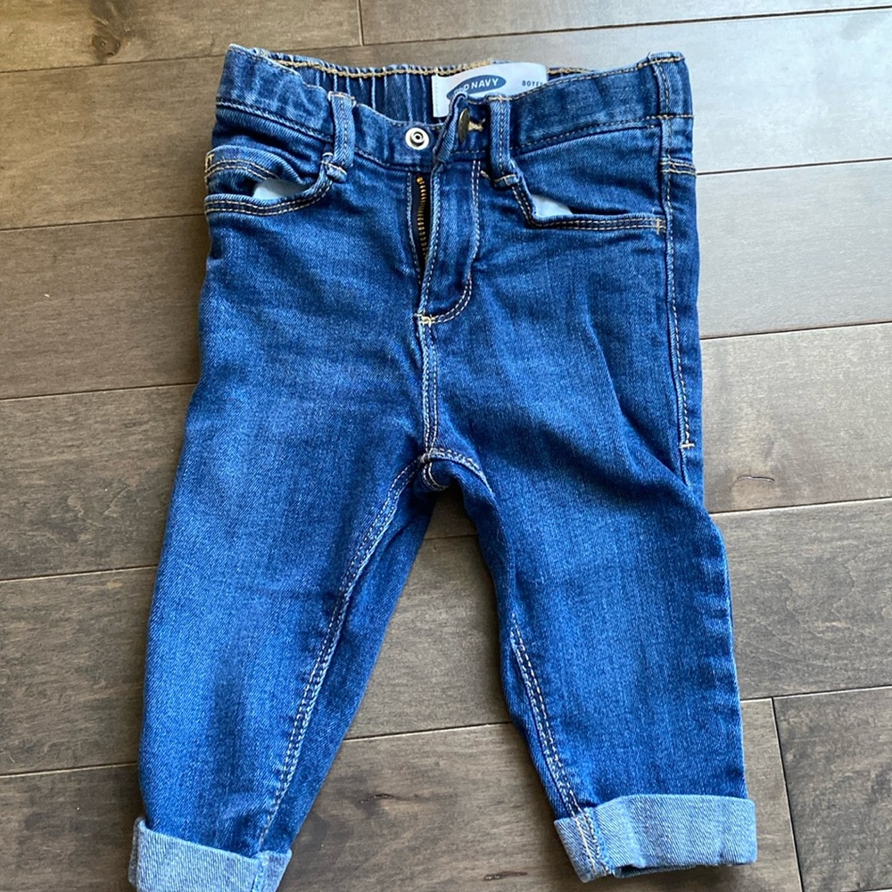 Old Navy boyfriend adjustable jeans size 12-18M